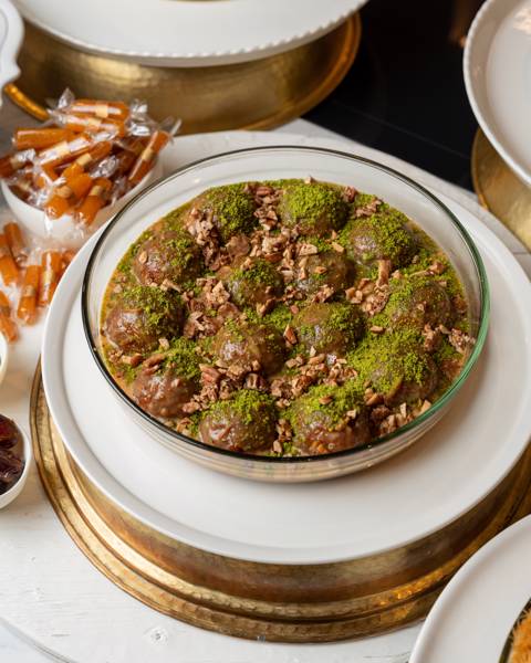 Date Pudding & Salted Tahini