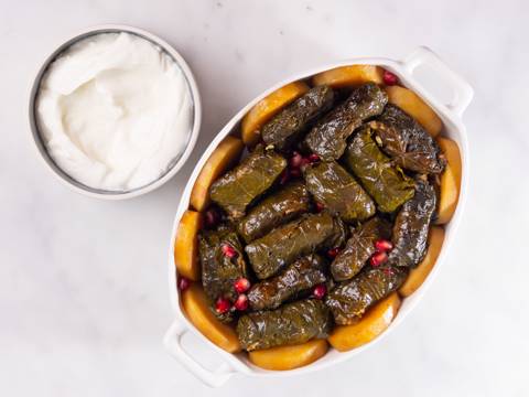 Warak Enab with Yoghurt