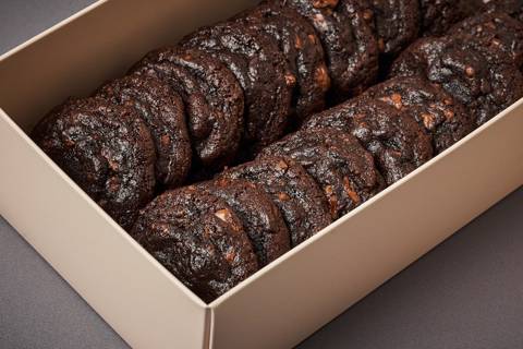 Mini Double Chocolate Cookies