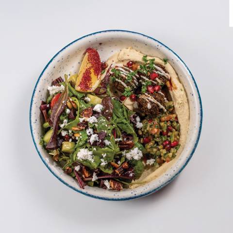 سلطة فلافل وخضار