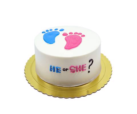 Gender Reveal Cake