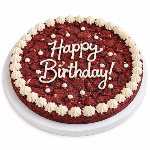 Red Velvet Cookie Cake