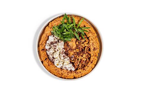 Goat Cheese & Hummus Mhamara