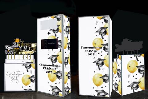 Graduation Led Close Photo Booth 