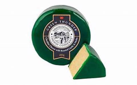 Green Thunder Cheddar Garlic & Herbs  250 G