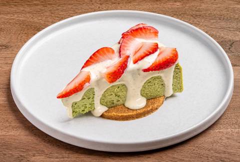 Green Tea Mascarpone Cheesecake
