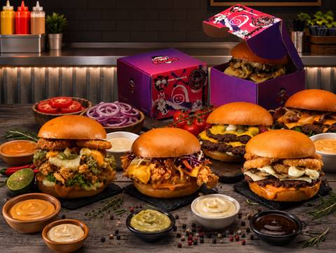Burger Station for 15 Persons