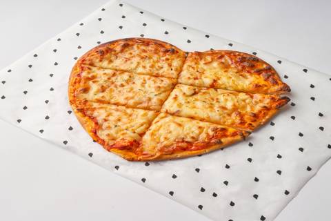 Love Heart Margarita Pizza