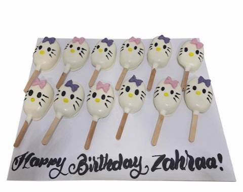 Hello Kitty Cake Pops