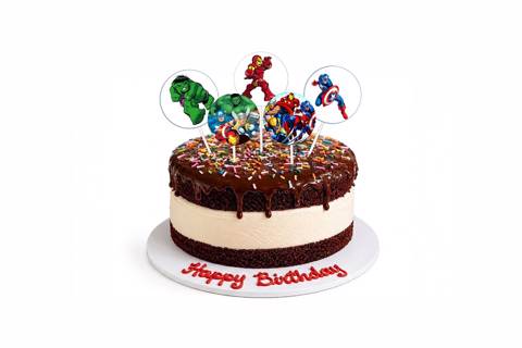 Super Heros Icecream Cake