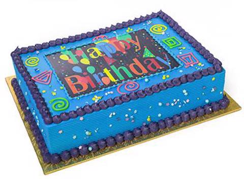 Hooray Birthday Cake