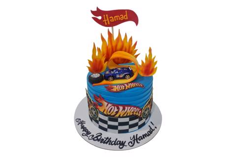 Hot Wheels Cake