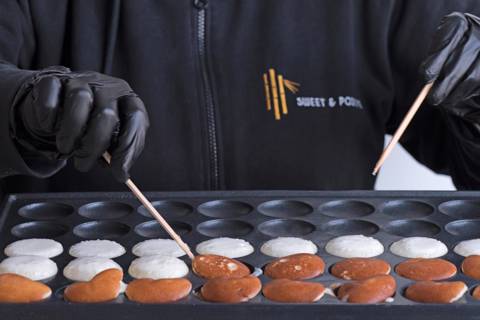 Mini Pancake Station for 50 Persons