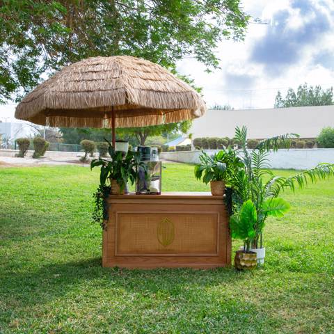 Coffee Station with Umbrella