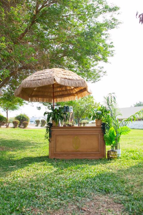 Coffee & Desserts Station with Umbrella