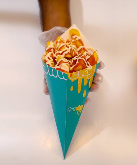 ستيشن البطاطا المقلية ل۲٥ شخص