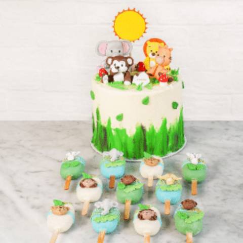 كيك الحيوانات وأعواد كيك