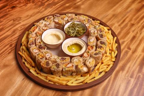 Gathering Sandwiches Platter with Fries
