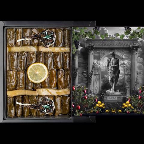 ورق عنب بالليمون وريش ضأن - متوسط