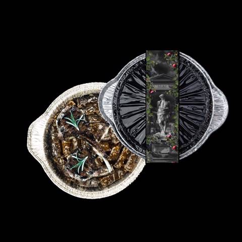 جدر ورق عنب بالليمون وريش ضأن - وسط