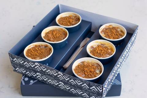 Lotus Bread Pudding Cups