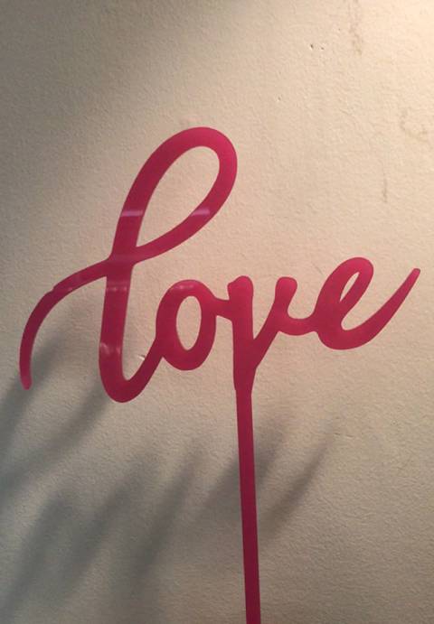 Love Plexi Cursive