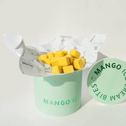 Mango Ice Cream Bites