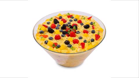 سلطة مانجو وفواكه