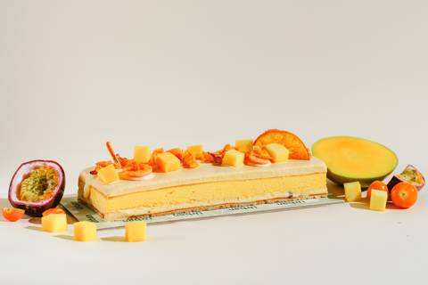 Mango Passion Ice Cream Cake