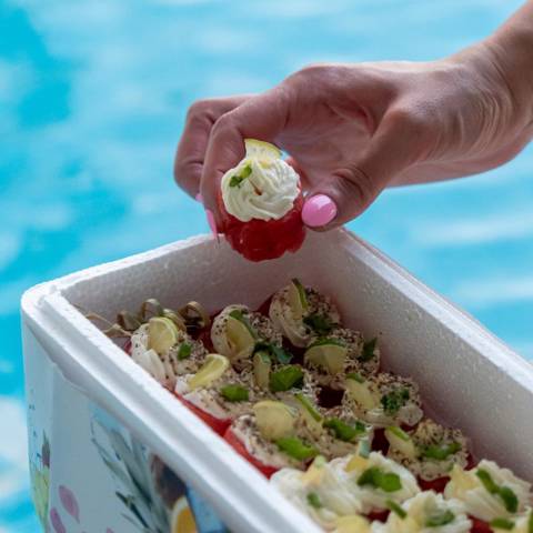 Margarita Melon Bites