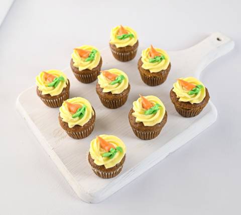 Mini Carrot Cupcakes