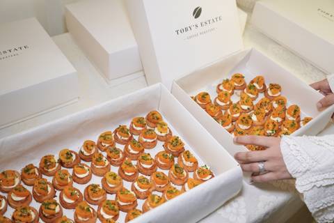 Coffee & Mini Bites Booth for 300 Persons