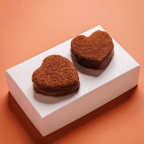 ZO's Mini Heart Chocolate Cheesecake