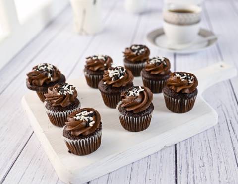 Mini Chocolate Cupcakes