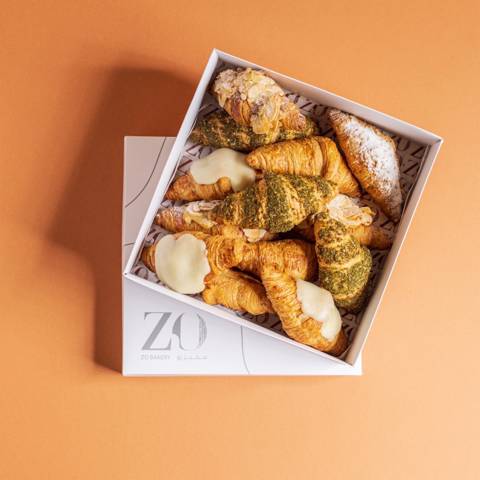 Mini Croissant Box - 24 Pieces