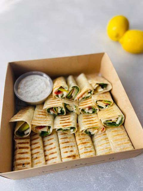 Mini Halloumi Wraps
