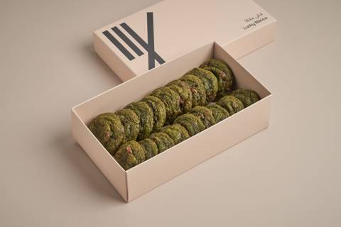 Mini Matcha Cookies