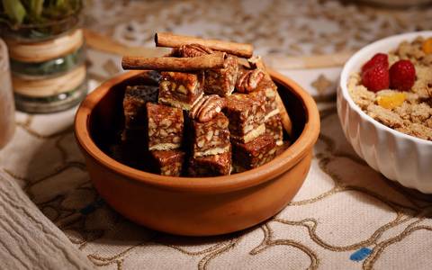 Mini Pecan Squares