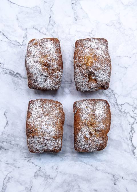 ميني كيك الموز