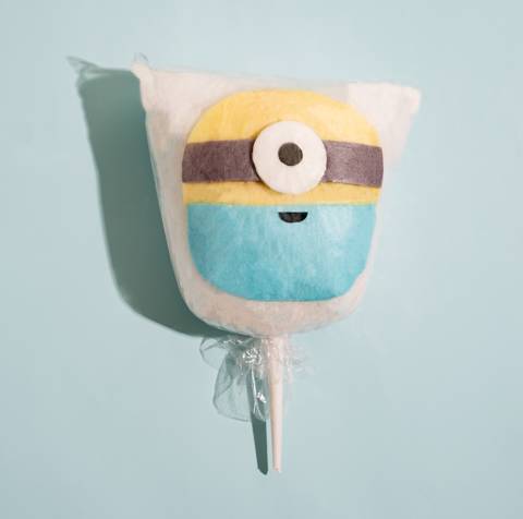 Minion Spun Art Puff