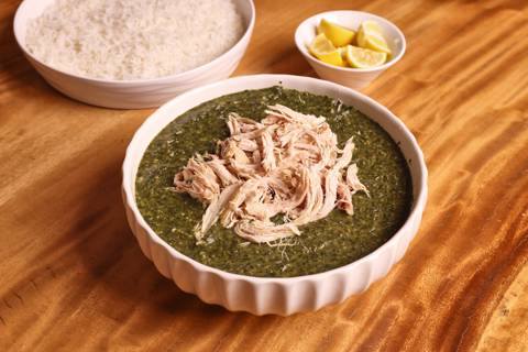Molokhia with Rice