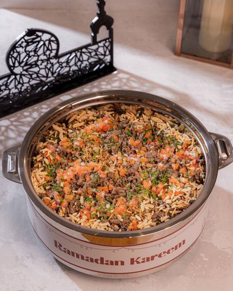 Oriental Rice with Beef Strips