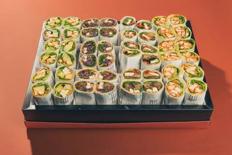 Oriental Wrap Sandwich Tray