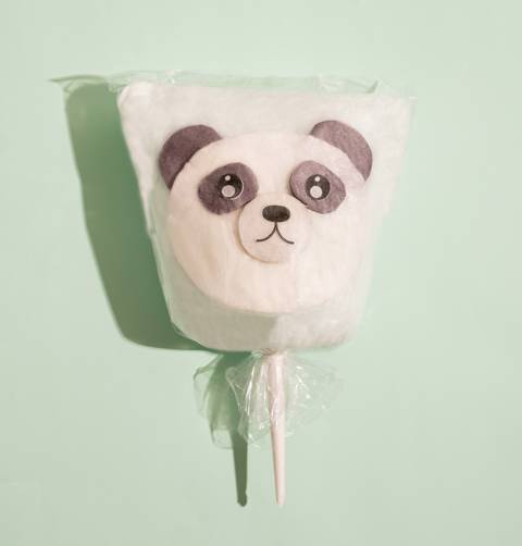 Panda Spun Art Puff