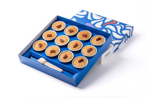 كيك المولتن بجوز البقان