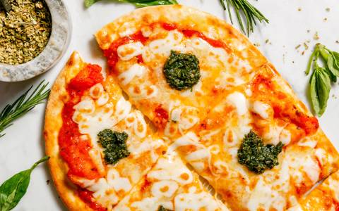 Pesto Margherita Pizza
