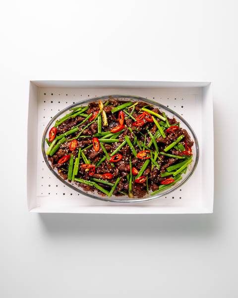 لحم البقر المنغولي