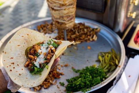 Shawarma Station for 40 Persons