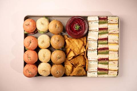 Sandwiches & Dip Kashta Tray