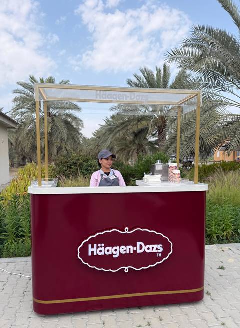 Haagen Dazs Station for 50 Persons